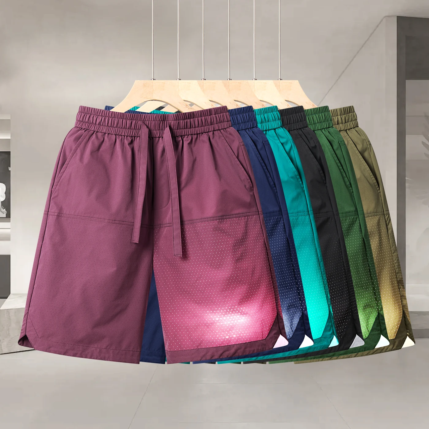 Drawstring Mesh Shorts image 2