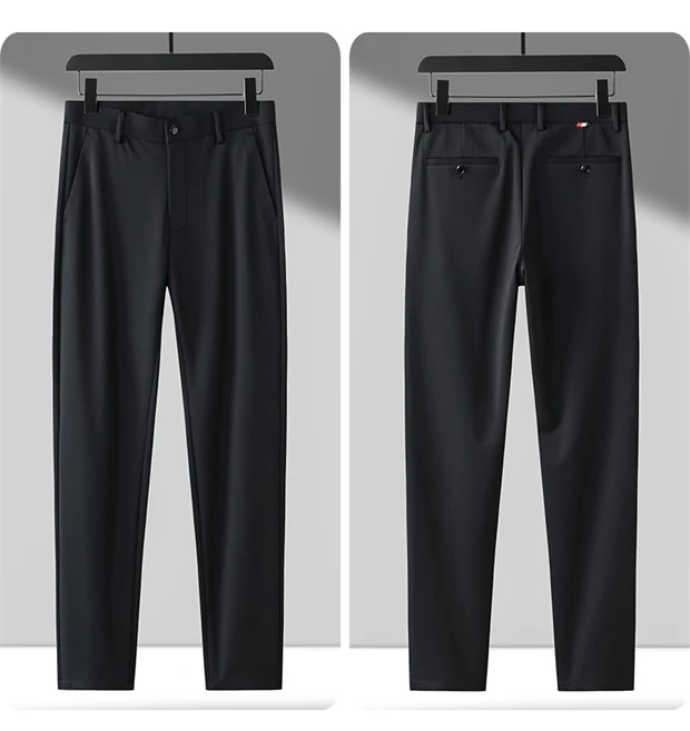 Smart-Casual Straight-Leg Pants — style 628H