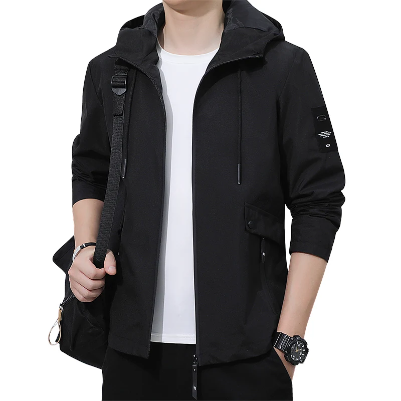 Casual Hooded Zip Jacket — style 8079